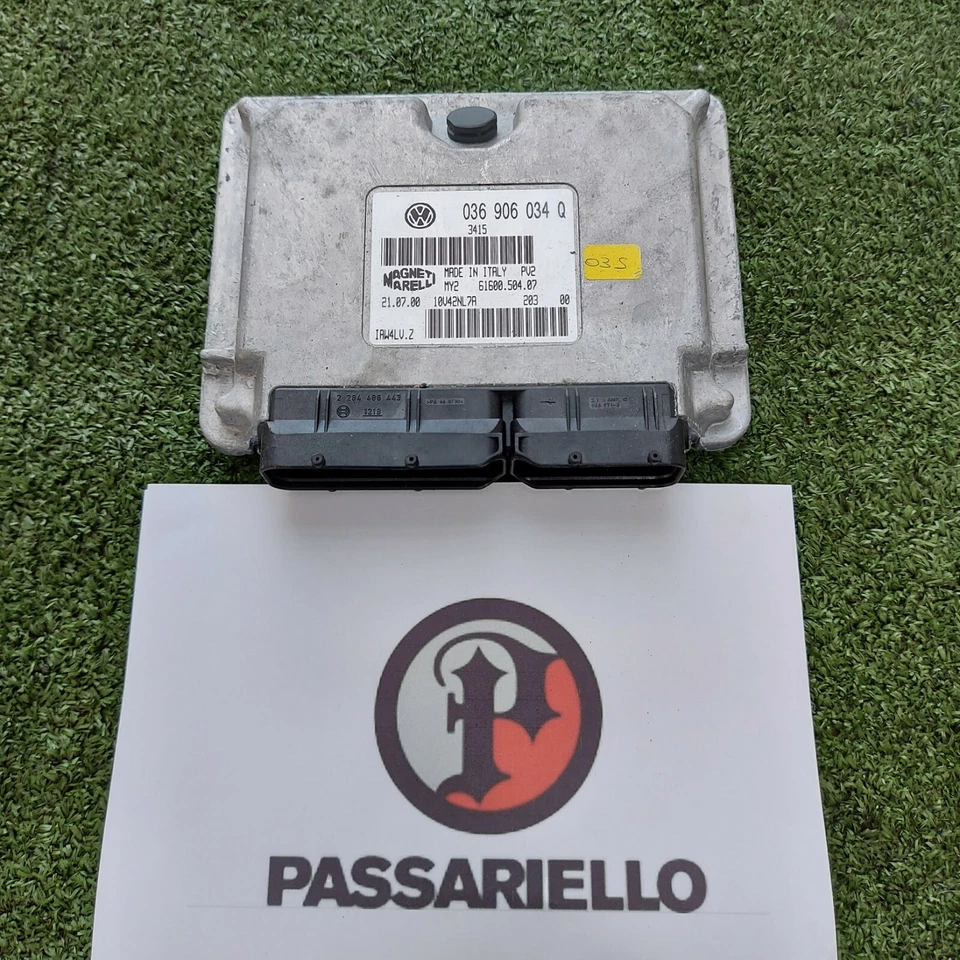 036906034Q 6160050407 CENTRALINA MOTORE AUDI A2 1.4 1999-2005 USATO ORIGINALE  - Immagine 1 di 4