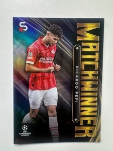 Tarjeta Topps Superstars 2024 23/24 Ricardo Pepi Matchwinner PSV Eindhoven MW-24 - Imagen 1 de 3