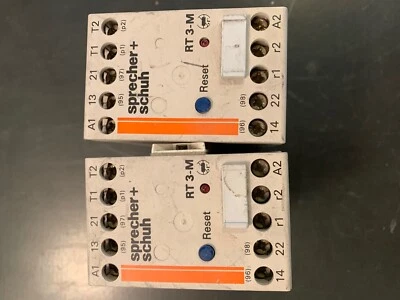 RT3-M Specher Schuh Relay 24VAC (lote de 2) CHIPPED Foto 1 de 2
