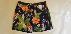 NWT! MEN'S HURLEY/47 BRAND DETROIT TIGERS PHANTOM SWIMMING TRUNKS SIZE 34 - Picture 1 of 7