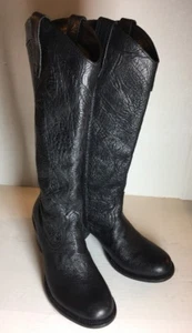Botas para mujer Mezcalero con cremallera negra texturizado con textura áspera talla 8-8,5 - Imagen 1 de 12