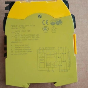 Safety Relay For Pilz PNOZ s5 C 24VDC 2n/o 2n/ot 751105 - Picture 1 of 6