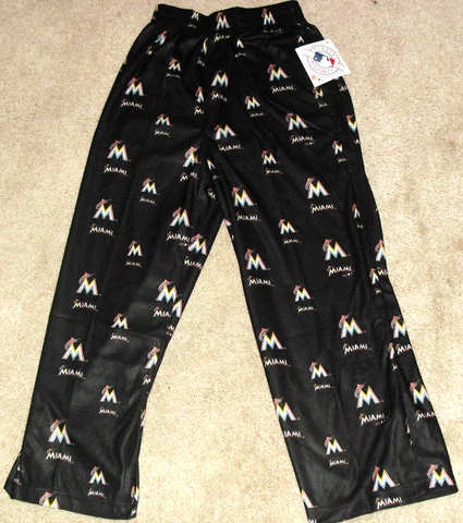 Miami Marlins Kids Youth sz. Small 8 Sleep Pants Pajama Lounge Pants New Mlb Cover
