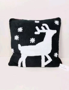 Vera Bradley Throw Pillow Nordic Deer Plush Soft Plaid Home Bed Novelty Decor - Picture 1 of 7