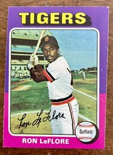 1975 Topps - #628 Ron LeFlore (RC)