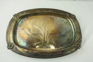 Piatto argento narciso vassoio timbrato 1847 Rogers Bros International argento 18,5x13 - Foto 1 di 8
