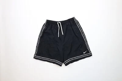 Vintage Nike Mens Medium Faded Running Jogging Soccer Shorts Black Polyester - Image 1 of 4