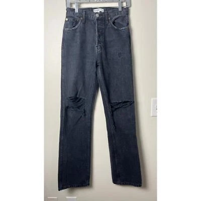 JEANS LEVI'S PIERNA RECTA CINTURA ALTA 25 RE/HECHOS Foto 1 de 4