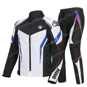 BMW Manner Motorrad Rennen Biker Kreuzer Lederkombi Sport Anzug BMW Rindsleder - Picture 1 of 4