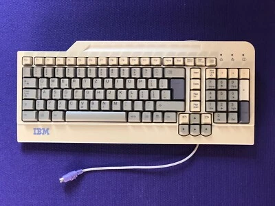 VINTAGE IBM SK-8811 keyboard PS/2 wired OLD-SCHOOL  - Image 1 of 4