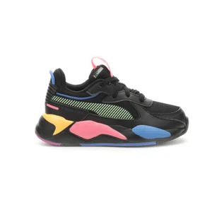 PUMA RsX Sunset Lace Up Toddler Girls Black, Multi Sneakers Casual Shoes 390603 - Picture 1 of 6