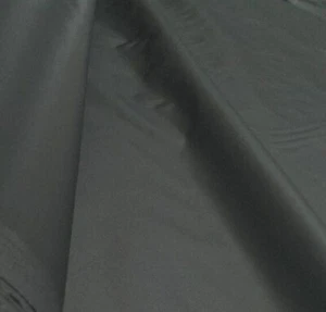 BLACK - WATERPROOF FABRIC - CRAFTS, COVERS & MORE - 150grm, 150cm/60" wide - Picture 1 of 2