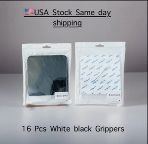 16 X Carpet Mat Grippers Non Slip Rubber Rug Sticker Skid Tape Reusable Adhesive - Picture 1 of 4