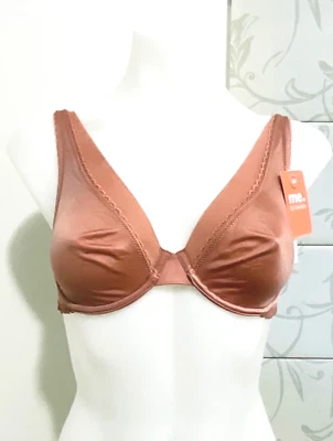 Me. By Bendon Devotion Underwire Bra Plunge - Ash Rose - 10B / 32 B Foto 1 de 4