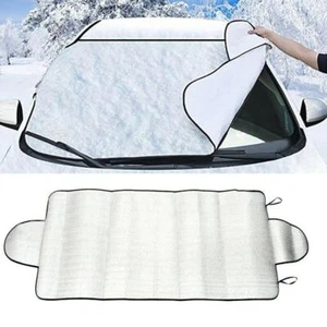 Windscreen Cover Car Window Screen Frost Ice Large Snow UK Dust Protector O8Z0 - Picture 1 of 14
