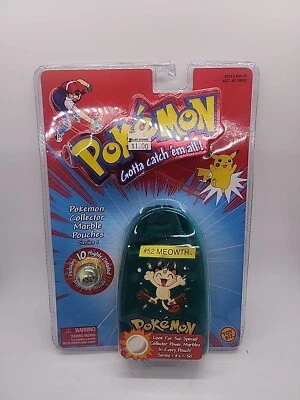 Pokemon Coleccionista Bolsa de Mármol: Meowth, Bolsa Verde, Nueva Foto 1 de 4