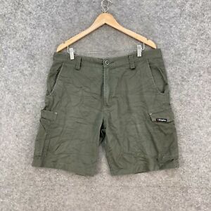 KingGee Mens Shorts Size 97R Green Cargo Cotton Pockets 266.29