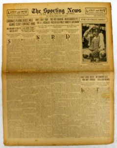 1927 SPORTING NEWS BASEBALL MAGAZINE ORIGINAL Cobb Speaker Cleared 2 3 1927 - Picture 1 of 3