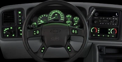 Dash Bulb to LED Upgrade Kit in Green 2003 04 05 06 Silverado Sierra Tahoe +more - Image 1 of 4