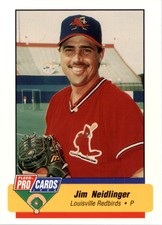 1994 Louisville Redbirds Fleer/ProCards #2980 Jim Neidlinger