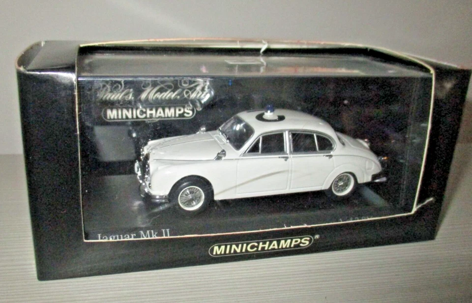 JAGUAR MK II 1959 POLICE MINICHAMPS 1/43 REF.430 130690 - Immagine 1 di 1