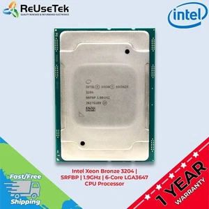 Intel Xeon Bronze 3204 | SRFBP | 1.9GHz | 6-Core LGA3647 CPU Processor - Picture 1 of 12