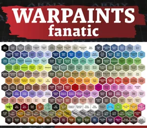 The Army Painter WarPaint Fanatic 18ml Singles 216 Colors - Vault 35 - Picture 1 of 221