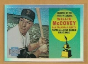 Willie McCovey Rookie Card Reprint, Topps Archives Reserve, 2001, #50 - Picture 1 of 2