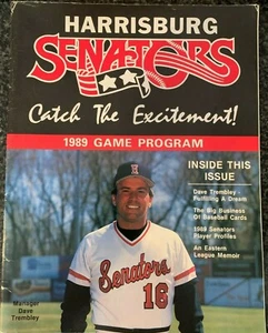 Harrisburg Senators Program Eastern League 1989 - Imagen 1 de 1
