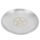Silver Star Candle Holder for Altar Rituals and Witchcraft
