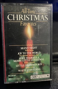 ALL TIME CHRISTMAS FAVORITES SONY MUSIC CASSETTE TAPE - Picture 1 of 4