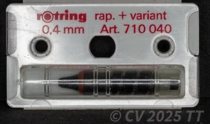 Rotring 710 040 rap. + variant 0,40 mm - Zeichenkegel - NOS - Picture 1 of 1
