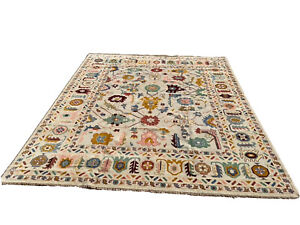 New12x15ft Colorful Heriz Turkish Oushak Transitional hand knotted wool area rug