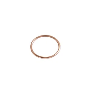 Anillo De Banda Espiral Delgado Y Liso De Plata Esterlina Apilable D - T - Imagen 1 de 26