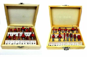 SET 12/15 PZ FRESE LEGNO FRESE PER SCANALARE GAMBO 6/8mm FRESATRICE PANTOGRAFO - Foto 1 di 5