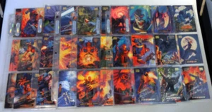 Marvel Masterpieces 3 1994 Complete Set 80 Gold Foil Cards 60 Regular SLEEVED - Picture 1 of 4