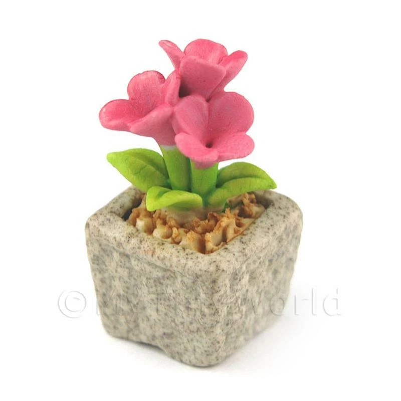 Miniatura Fatto a Mano Rosa Colorato Ceramica a Fiori - Immagine 1 di 1