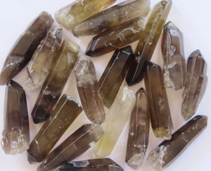 1 Piece Large Polished Smokey Quartz Crystal Point or Piece 45-60mm Length Brown - Picture 1 of 12