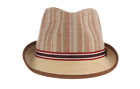 SA660 Mens Stacy Adams Tan Polyester Fedora Hat Size Large