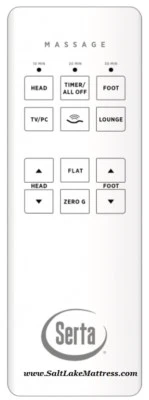 Mando a distancia Serta Motion Perfect 2.0 (nuevo color negro o gris '25) para cama ajustable Foto 1 de 2