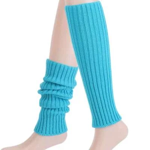 Women Winter Warm Leg Warmers Cable Knit Ladies Knitted Socks Leggings Crochet - Picture 1 of 18