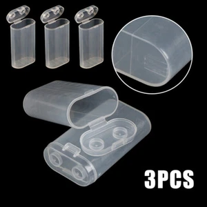 3x 18650 Portascatola batteria per 2x18650 Contenitore scatole impermeabili - Foto 1 di 13