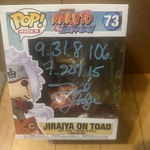 Funko Naruto Shippuden Jiraiya on Toad 73 Signed By David William Lodge PSA COA - Picture 1 of 7