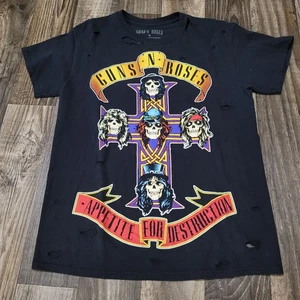 Guns-N-Roses Appetite For Destruction Band Size Medium T-Shirt Tee Classic Rock - Picture 1 of 10