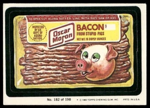1980 Topps Wacky Packages (3rd Series Rerun) #182 Oscar Moron - Bild 1 von 2