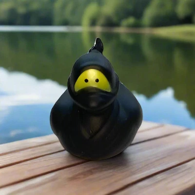 Ninja Black Rubber Duck - Image 1 of 4