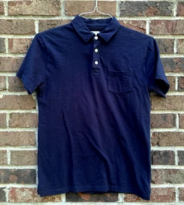 Crewcuts Polo Shirt Boys 14 Navy Blue Short Sleeve Collared Golf Shirt - Picture 1 of 4