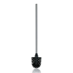 KELA Toilettenbürste LA BROSSE langer Griff Edelstahl poliert schwarzer Bürstenk - Bild 1 von 1