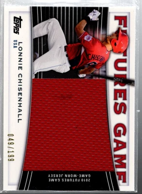 B3561- 2010 Topps Pro Debut Futures Game Jersey #LC Lonnie Chisenhall Jsy /199 - Image 1 of 2