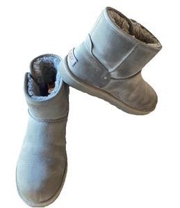 Botas de gamuza grises Ugg Beni para hombre 10 sin cordones - Imagen 1 de 9